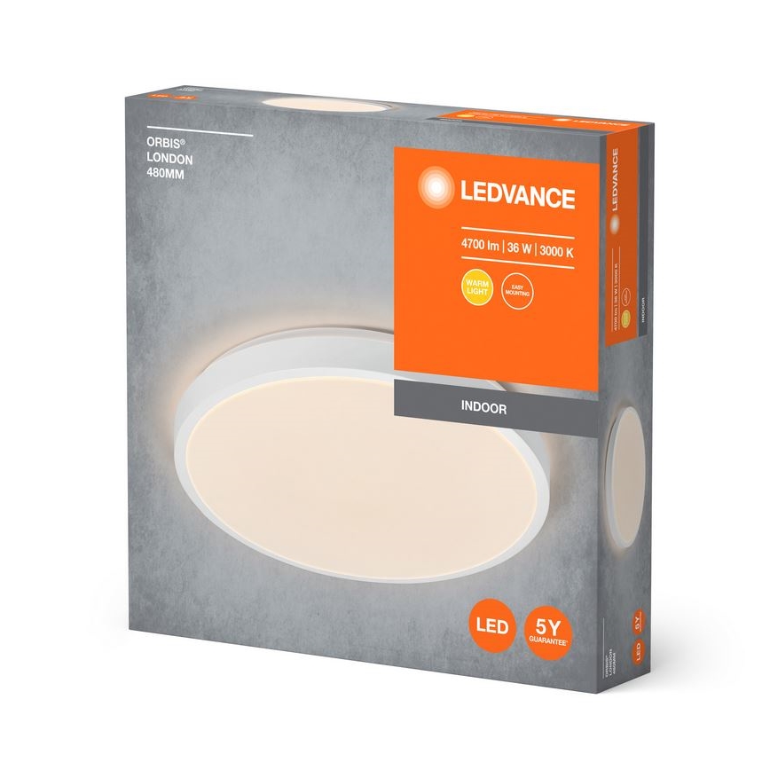 Ledvance - LED Ceiling light ORBIS LONDON LED/36W/230V white
