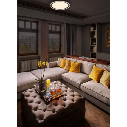Ledvance - LED Ceiling light ORBIS PEDERSON LED/24W/230V d. 45 cm black