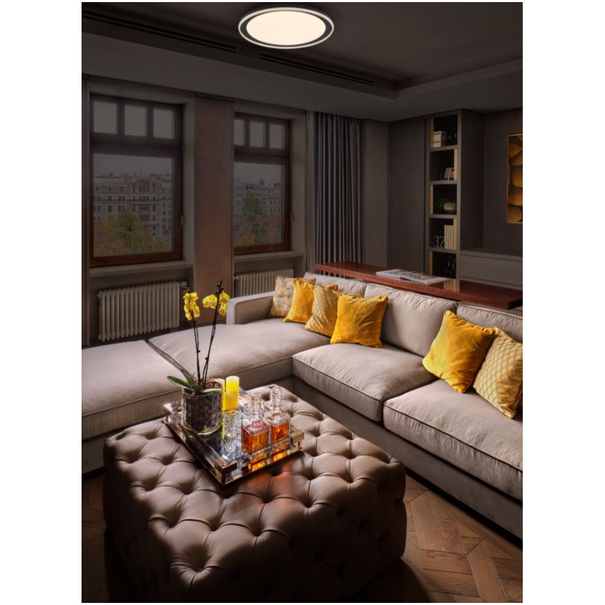 Ledvance - LED Ceiling light ORBIS PEDERSON LED/24W/230V d. 45 cm black