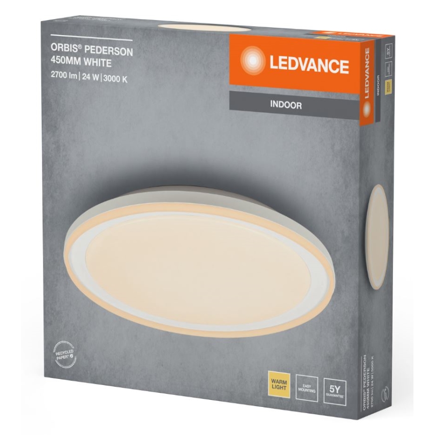 Ledvance - LED Ceiling light ORBIS PEDERSON LED/24W/230V d. 45 cm white