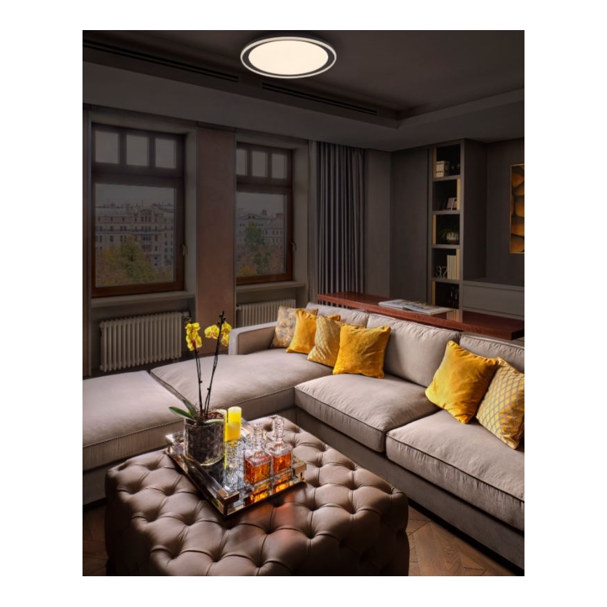 Ledvance - LED Ceiling light ORBIS PEDERSON LED/36W/230V d. 55 cm black