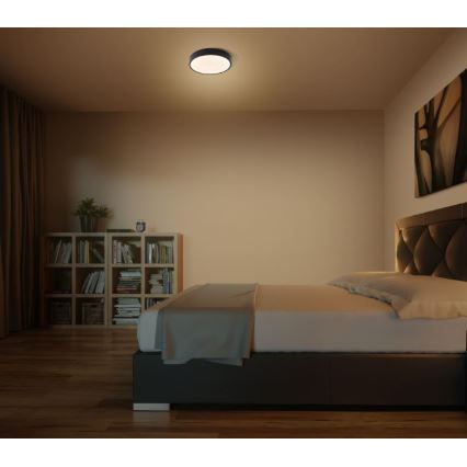 Ledvance - LED Ceiling light ORBIS SLIM LED/20W/230V black