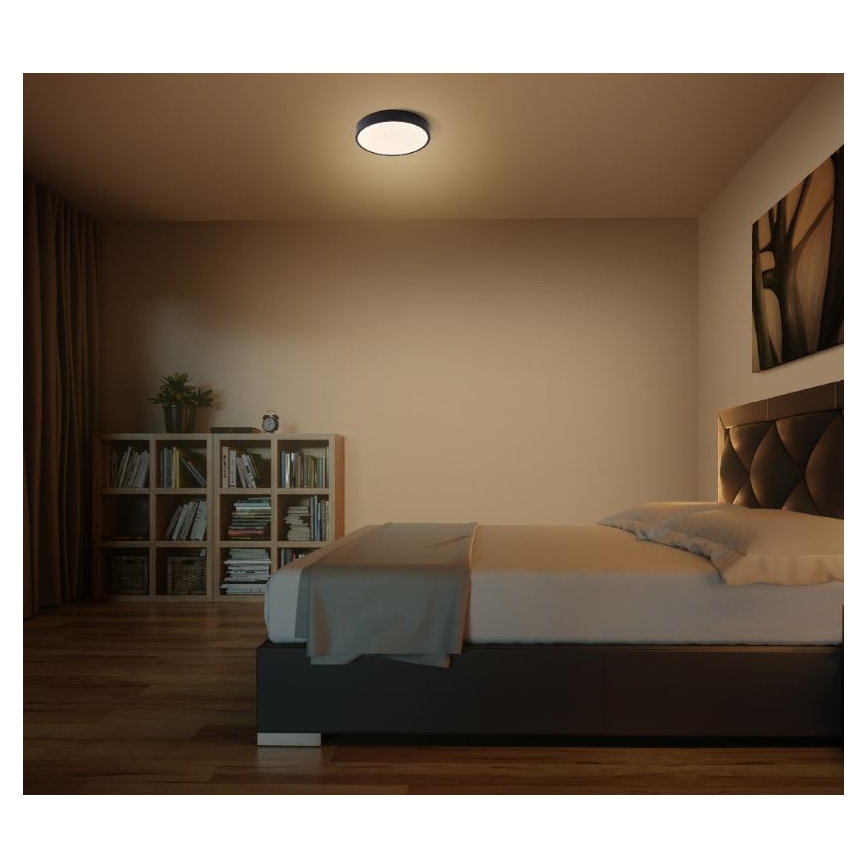 Ledvance - LED Ceiling light ORBIS SLIM LED/20W/230V black