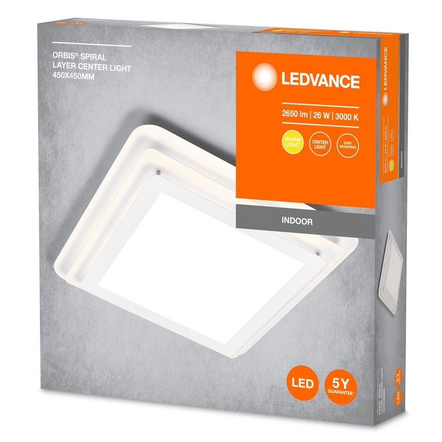 Ledvance - LED Ceiling light ORBIS SPIRAL LED/26W/230V