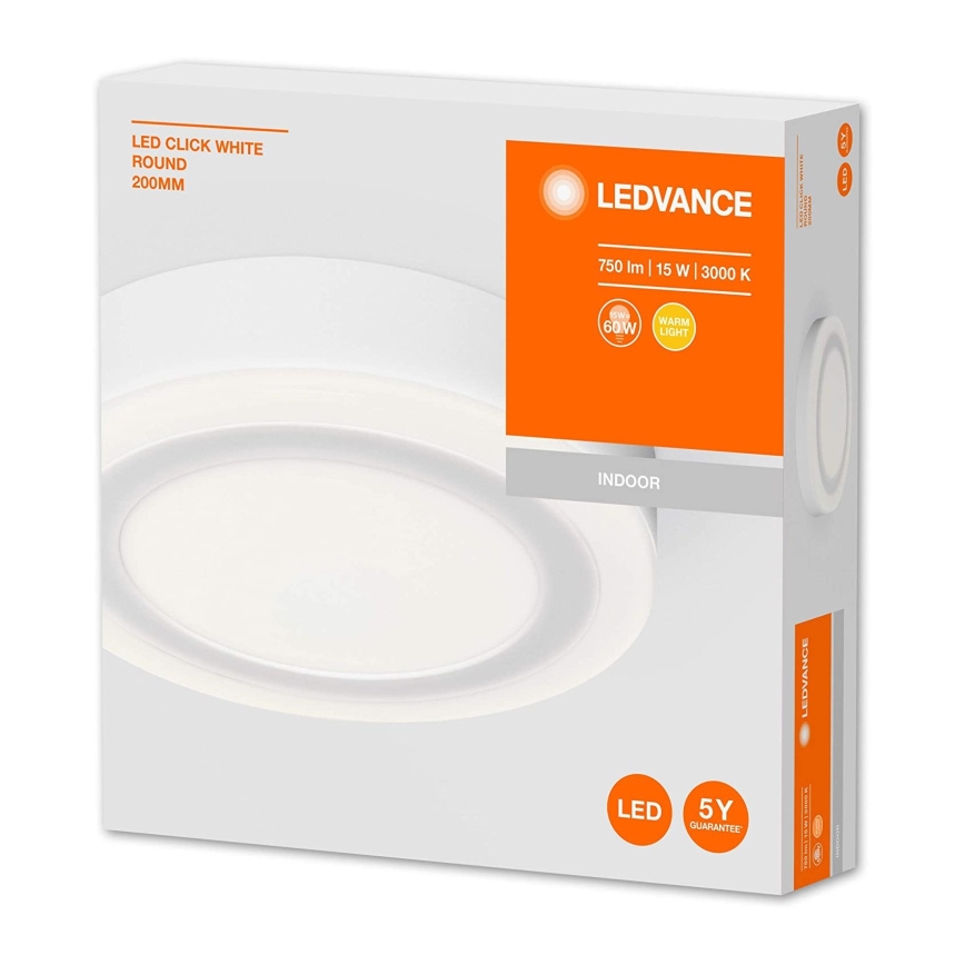 Ledvance - LED Ceiling light ROUND LED/15W/230V d. 20 cm