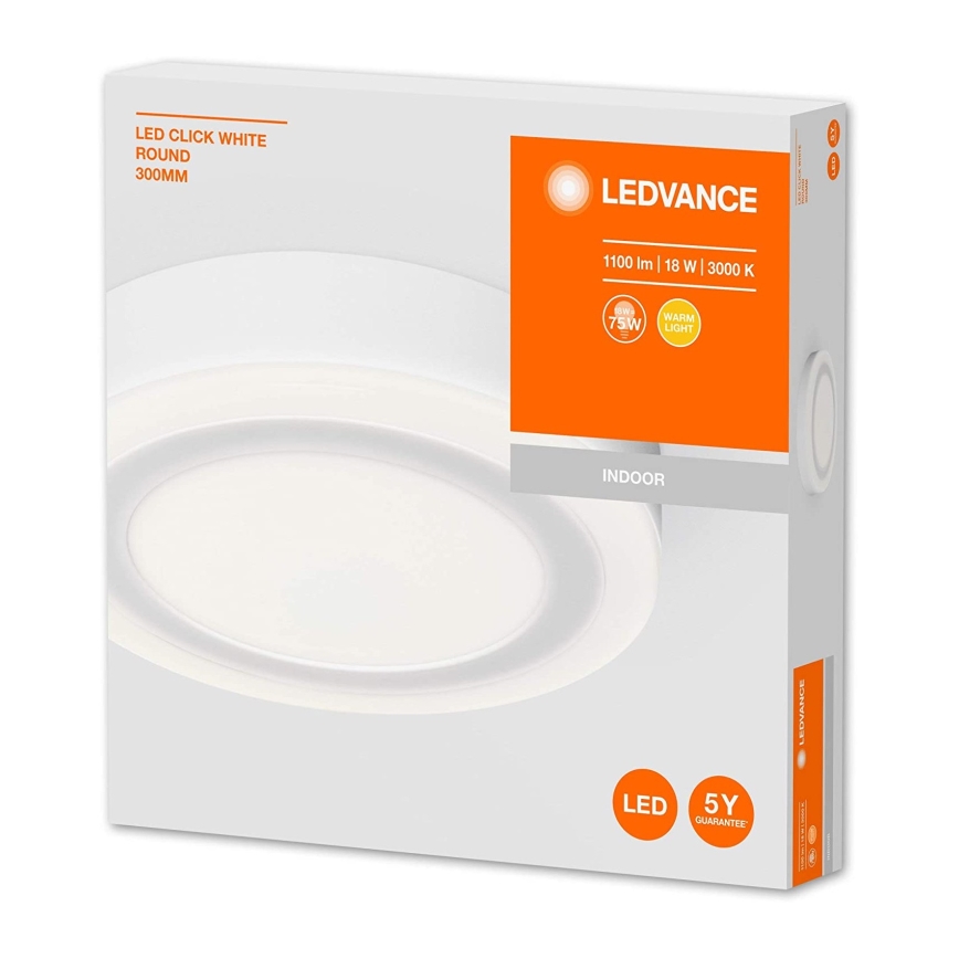 Ledvance - LED Ceiling light ROUND LED/18W/230V d. 30 cm