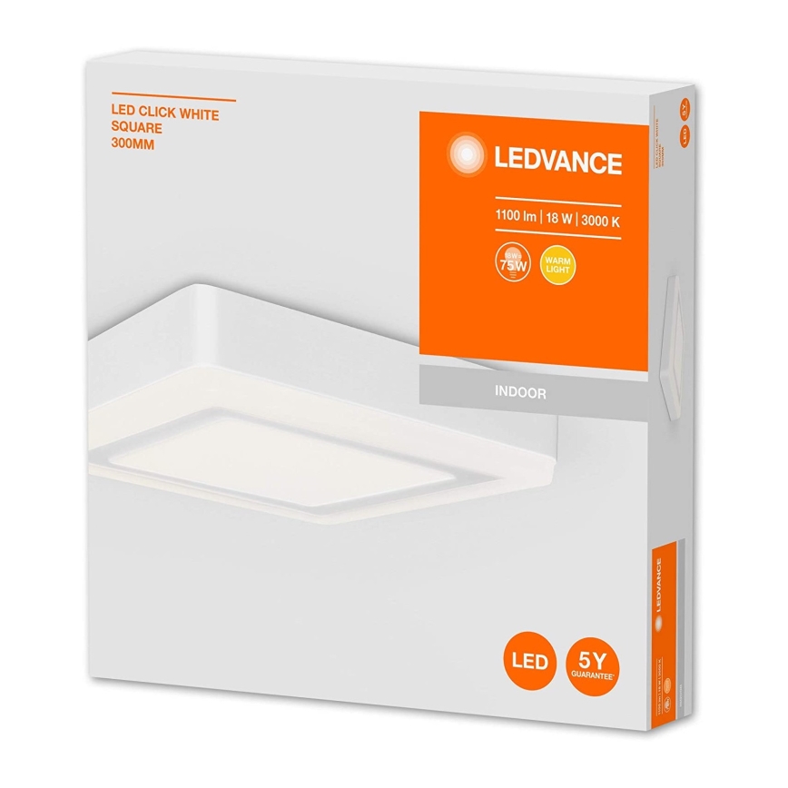 Ledvance - LED Ceiling light SQUARE LED/18W/230V