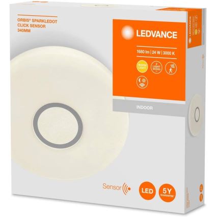 Ledvance - LED Ceiling light with a sensor SPARKLEDOT LED/24W/230V