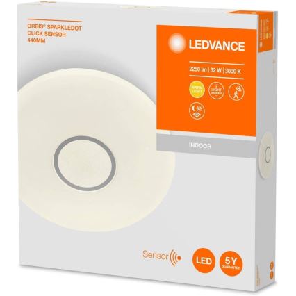 Ledvance - LED Ceiling light with a sensor SPARKLEDOT LED/32W/230V