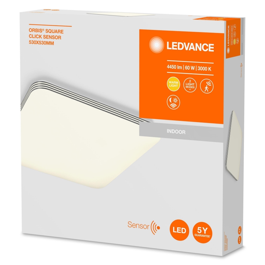 Ledvance - LED Ceiling light with sensor ORBIS LED/60W/230V 3000K