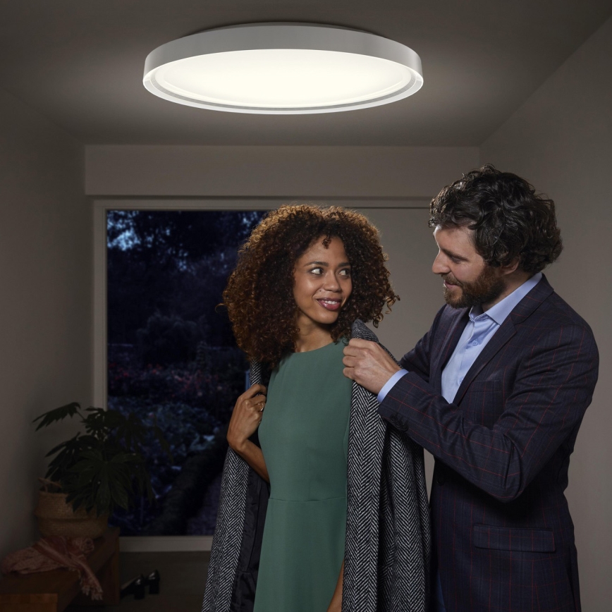 Ledvance - LED Ceiling light with sensor PLATE LED/32W/230V 3000K
