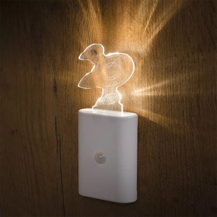 Ledvance - LED Children's orientation light with sensor NIGHTLUX LED/0,2W/4,5V 3000K