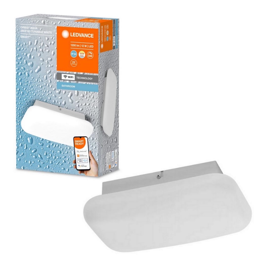 Ledvance - LED Dimmable bathroom light SMART+ AQUA LED/12W/230V 3000-6500K IP44 Wi-Fi