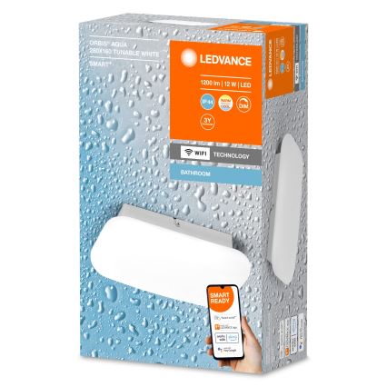 Ledvance - LED Dimmable bathroom light SMART+ AQUA LED/12W/230V 3000-6500K IP44 Wi-Fi