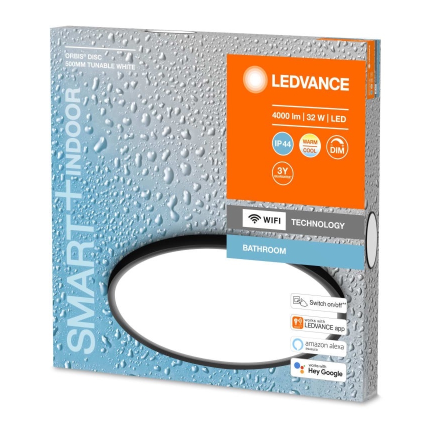 Ledvance - LED Dimmable bathroom ceiling light SMART+ DISC LED/32W/230V 3000-6500K Wi-Fi IP44