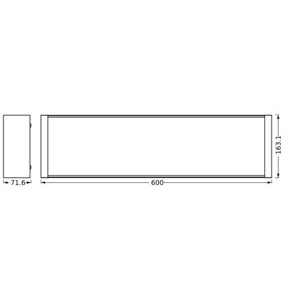 Ledvance - LED Dimmable ceiling light OFFICE LINE LED/20W/230V 60 cm + remote control