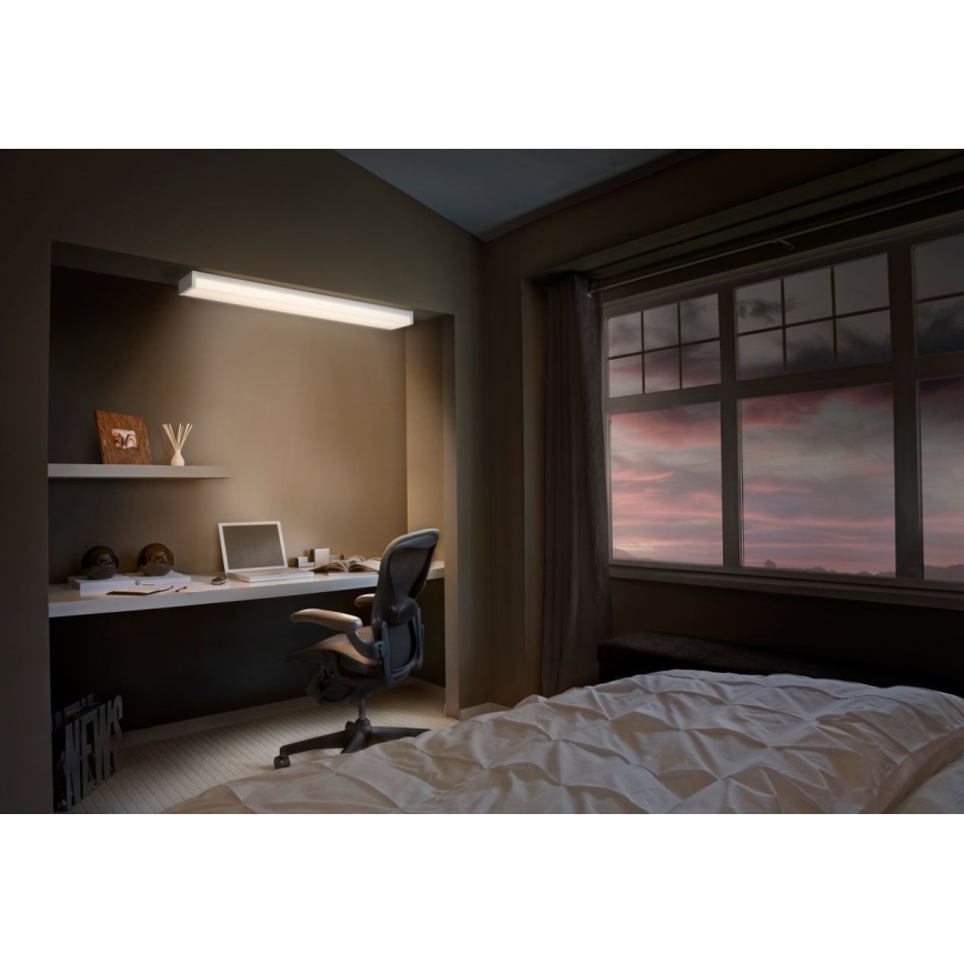 Ledvance - LED Dimmable ceiling light OFFICE LINE LED/40W/230V 120 cm + remote control