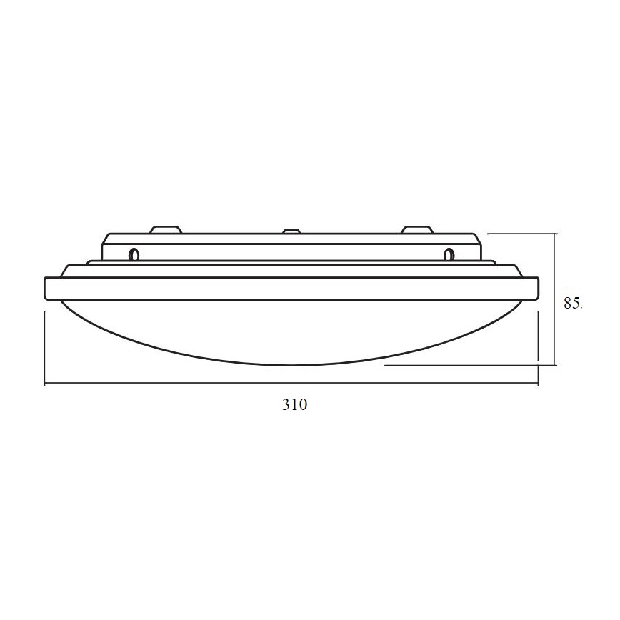 Ledvance - LED Dimmable ceiling light ORBIS LED/17W/230V 2700-6500 + remote control
