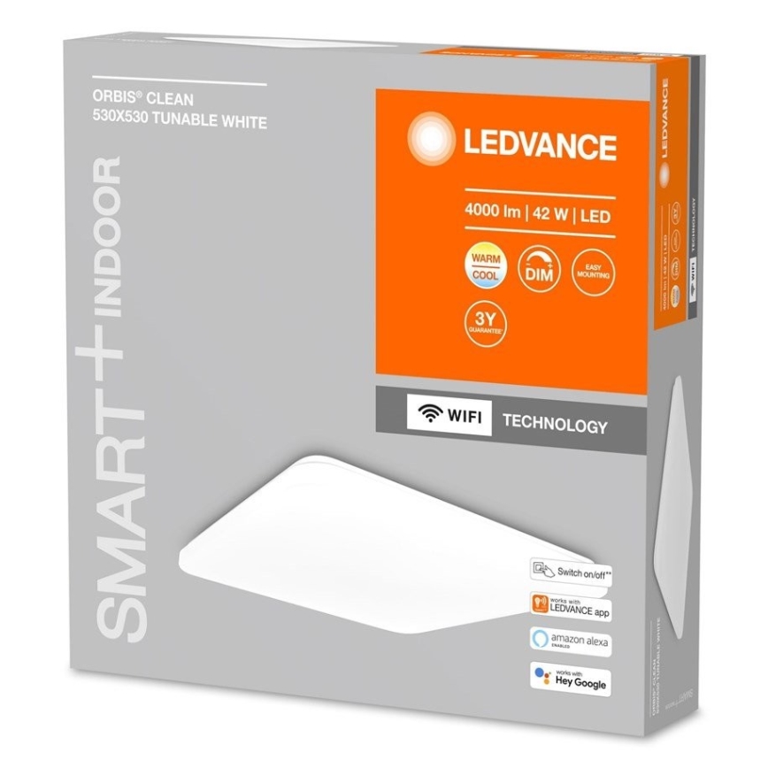 Ledvance - LED Dimmable ceiling light SMART+ CLEAM LED/42W/230V 300-6500K Wi-Fi
