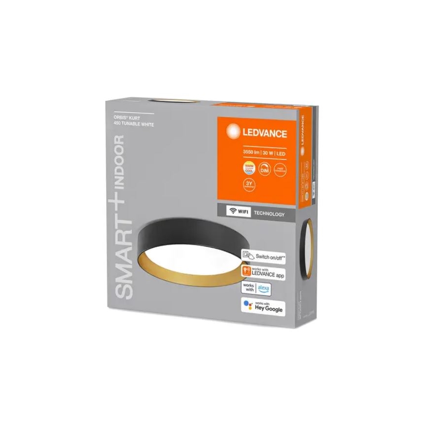 Ledvance - LED Dimmable ceiling light SMART+ KURT LED/30W/230V 2700-6500K Wi-Fi