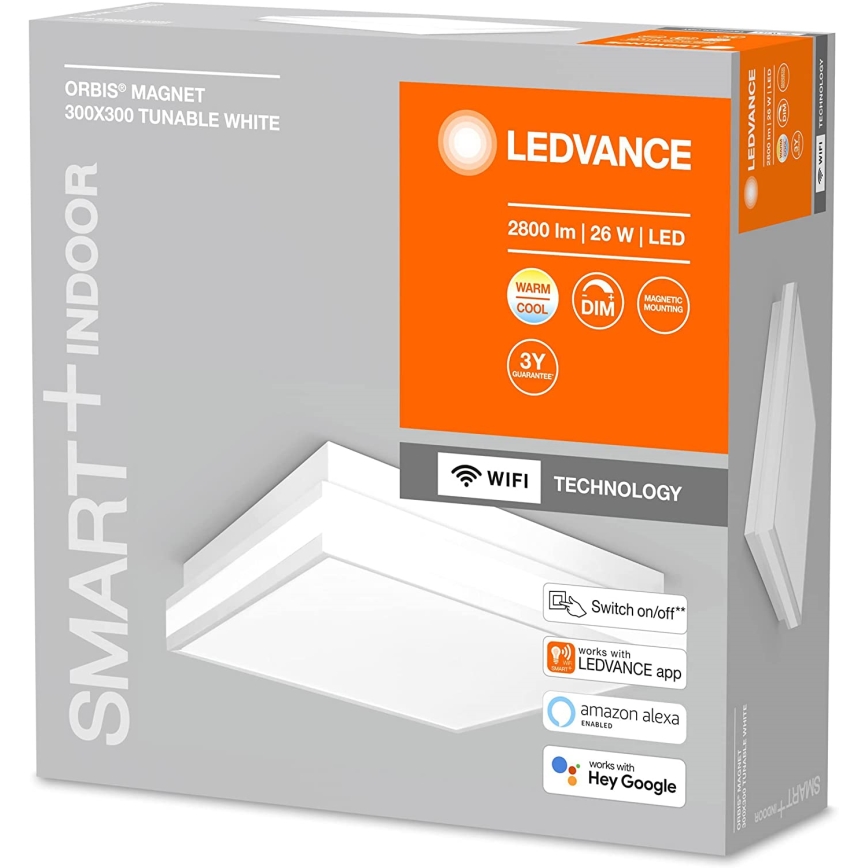 Ledvance - LED Dimmable ceiling light SMART+ MAGNET LED/26W/230V 3000-6500K Wi-Fi