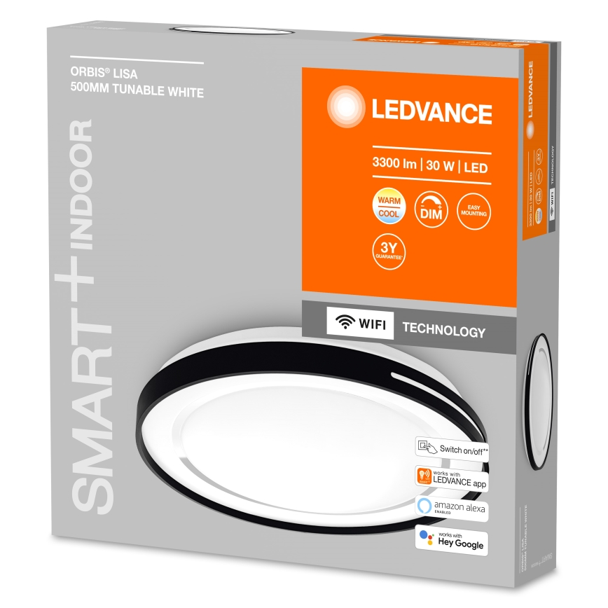 Ledvance - LED Dimmable ceiling light SMART+ ORBIS LED/30W/230V 3000-6500K Wi-Fi