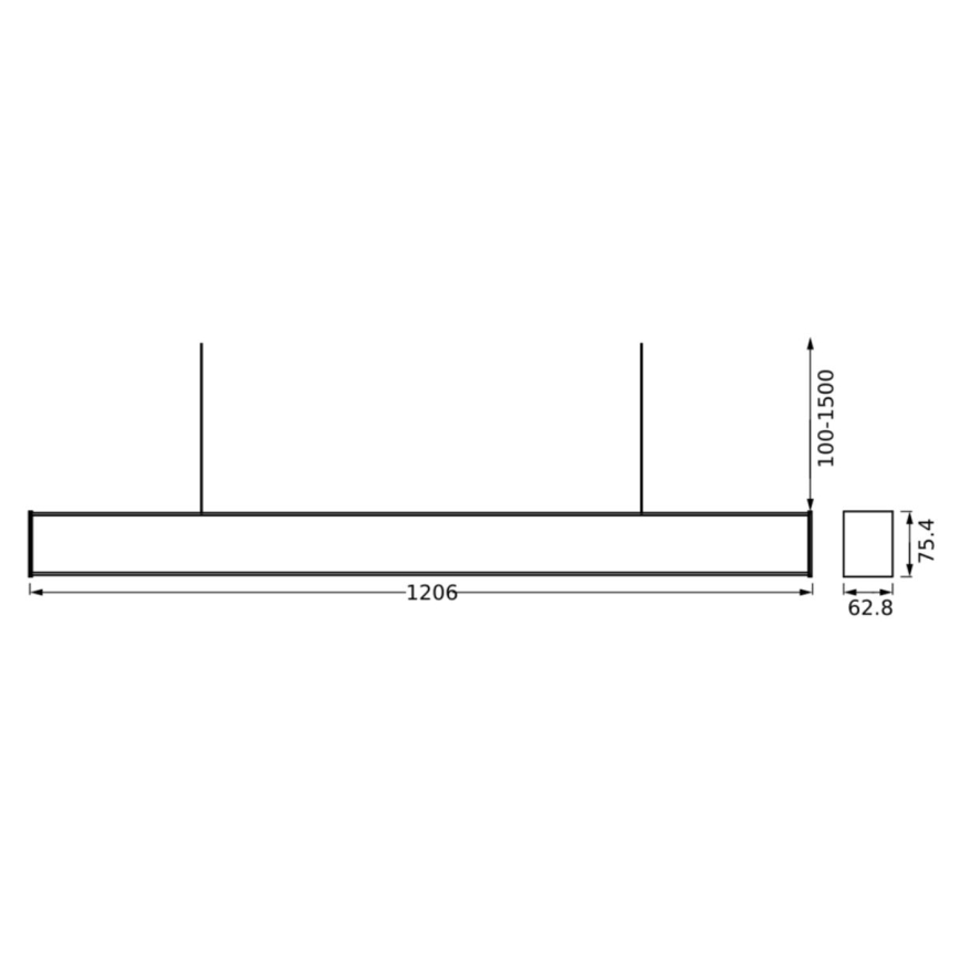 Ledvance - LED Dimmable chandelier on a string SUN@HOME LED/50W/230V 2200-5000K CRI 95 Wi-Fi