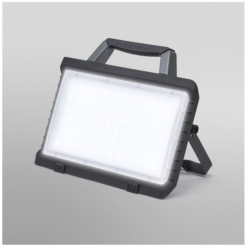 Ledvance - LED Dimmable outdoor rechargeable floodlight WORKLIGHT BATTERY LED/26W/5V IP54