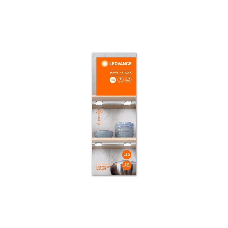 Ledvance - LED Dimmable furniture lighting with a sensor LINEAR 2xLED/3,5W/230V