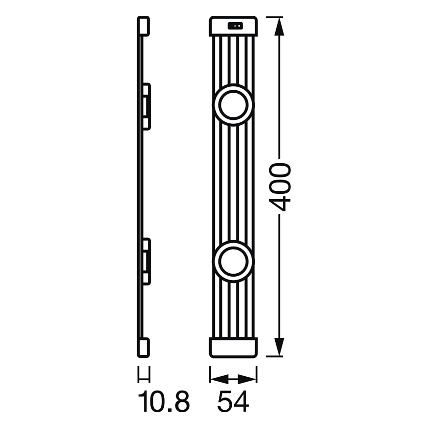 Ledvance - LED Dimmable furniture lighting with a sensor LINEAR 2xLED/3,5W/230V