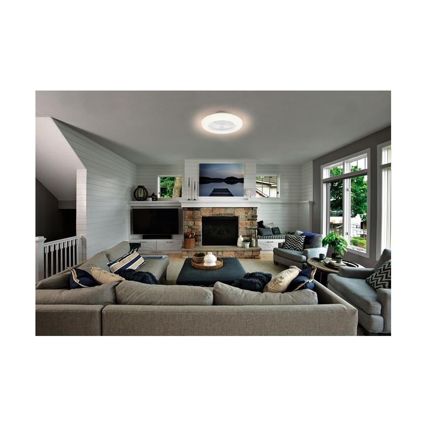 Ledvance - LED Dimmable ceiling light with a fan SMART+ LED/35W/230V Wi-Fi 3000-6500K + remote control