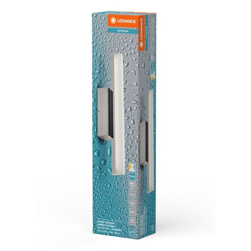 Ledvance - LED Dimmable touch mirror lighting ORBIS MIRROR LED/6,8W/230V 40 cm 3000/4000K IP44