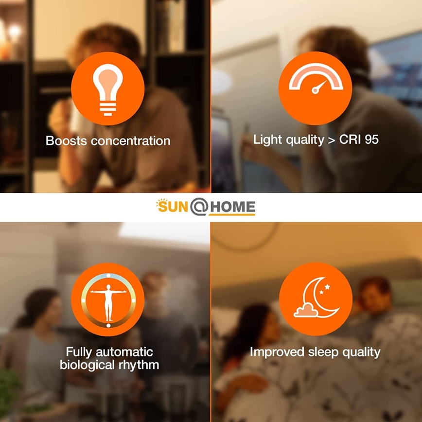 Ledvance - LED Dimmable monitor lighting SUN@HOME LED/2,5W/5V 2200-5000K CRI 95 Wi-Fi