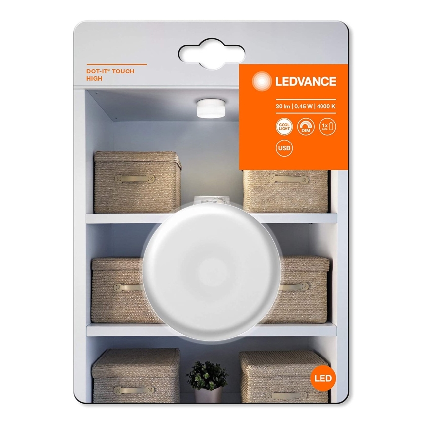 Ledvance - LED Dimmable orientation light DOT-IT LED/0,45W/5V 500 mAh