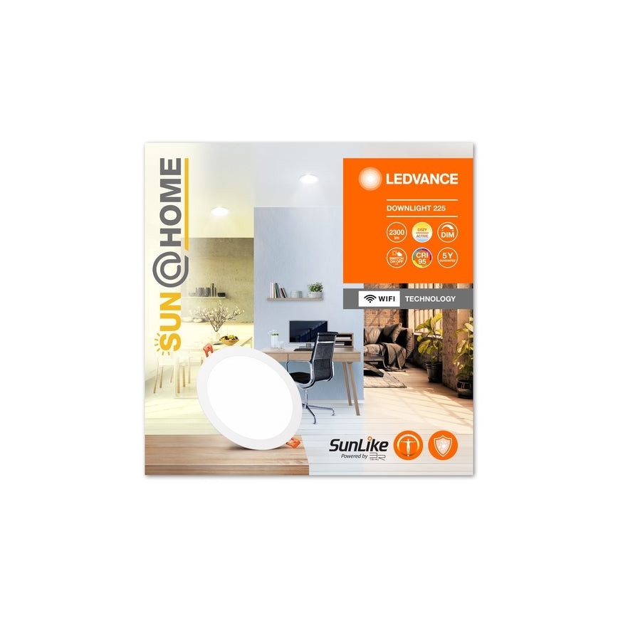 Ledvance - LED Dimmable recessed light SUN@HOME LED/22W/230V 2200-5000 CRI 95 Wi-Fi