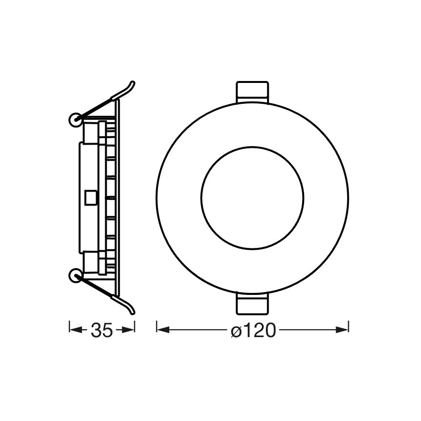 Ledvance - LED Dimmable recessed light SUN@HOME LED/8W/230V 2200-5000K CRI 95 Wi-Fi