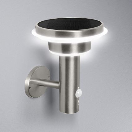 Ledvance - LED Dimmable solar light with a motion and dusk sensor CIRCLE LED/6W/3,2V 2200 mAh IP44