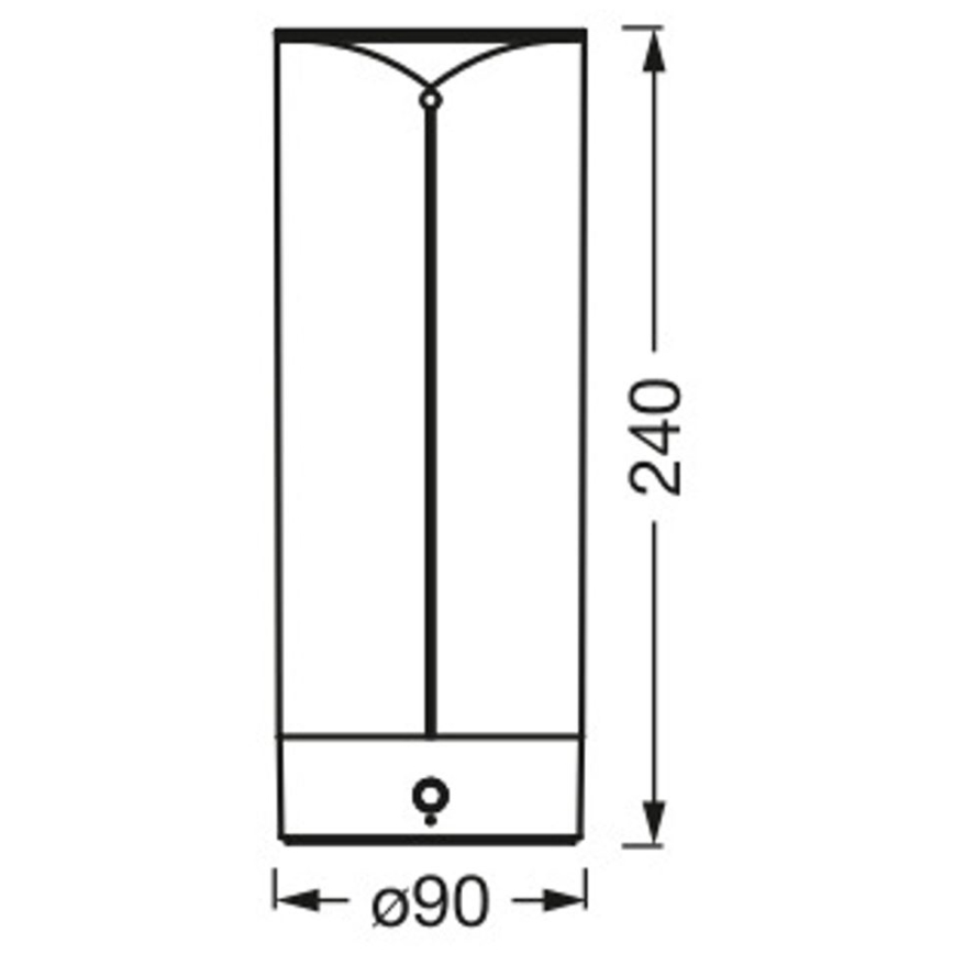 Ledvance - LED Dimmable touch table lamp DECOR FILAMENT LED/1,2W/5V 1000 mAh