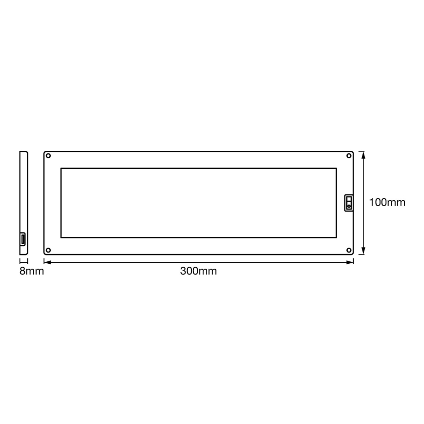 Ledvance - LED Dimmable under cabinet light with a sensor CABINET LED/10W/230V