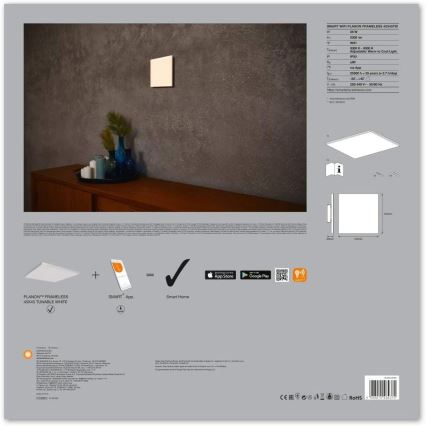 Ledvance - LED Dimming ceiling light SMART+ FRAMELESS LED/28W/230V 3,000K-6,500K Wi-Fi