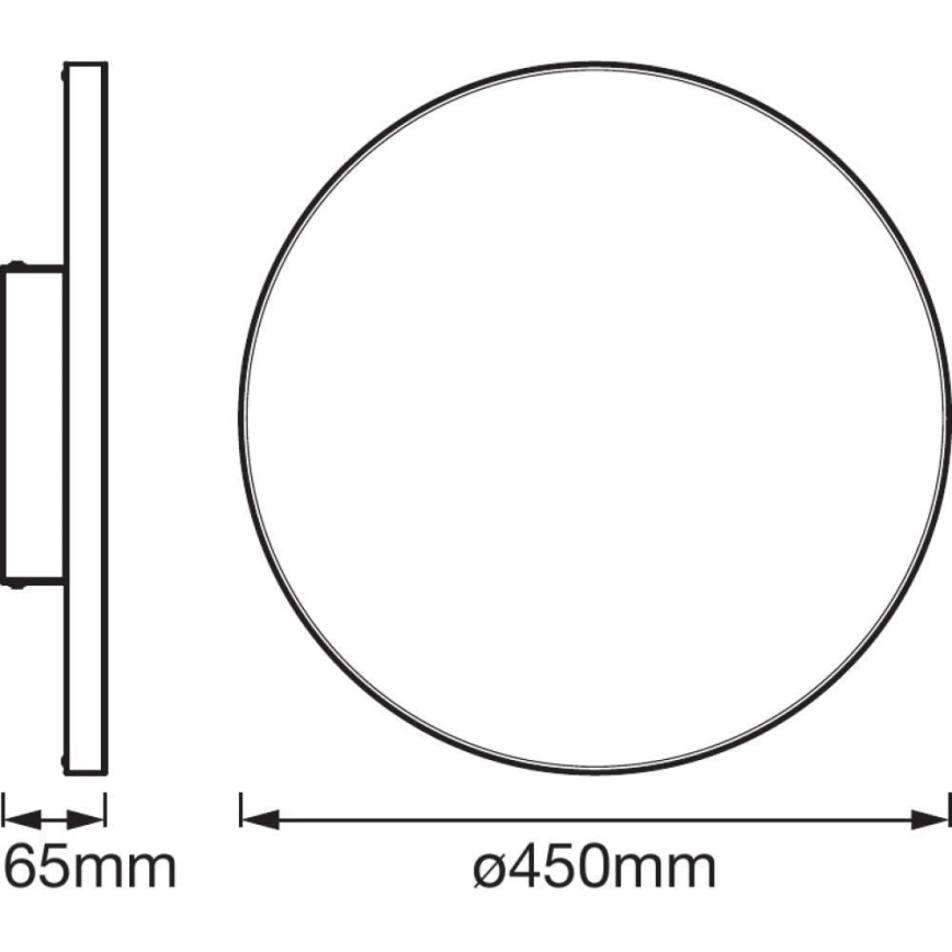 Ledvance - LED Dimming ceiling light SMART+ FRAMELESS LED/28W/230V 3,000K-6,500K Wi-Fi