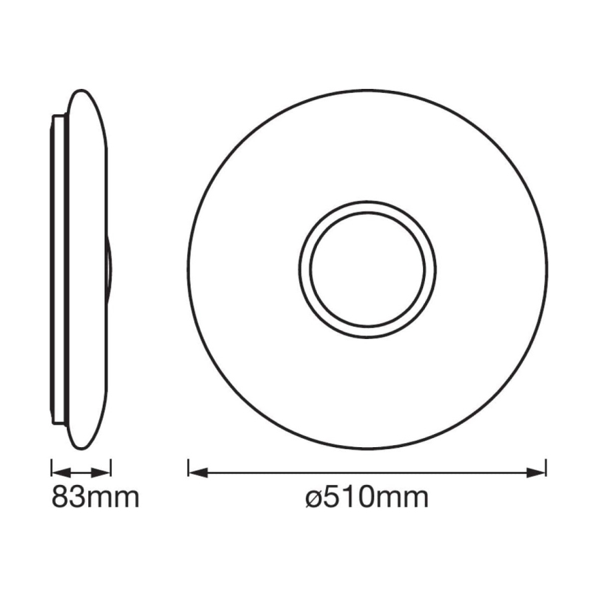 Ledvance - LED Dimming light SMART+ KITE LED/32W/230V 3,000K-6,500K Wi-Fi