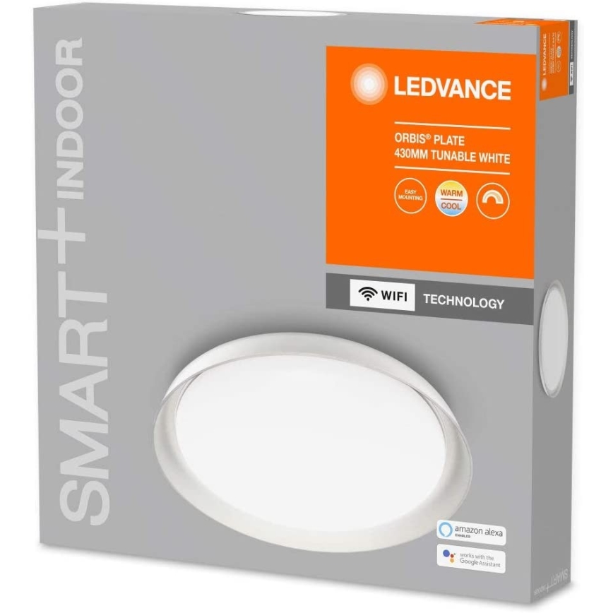 Ledvance - LED Dimming light SMART+ PLATE LED/24W/230V 3,000K-6,500K Wi-Fi