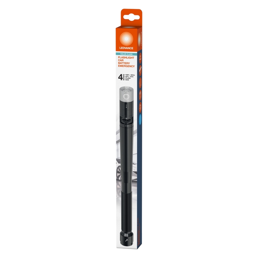 Ledvance - LED Flashlight FLASHLIGHT CAR LED/1,6W/4xAAA