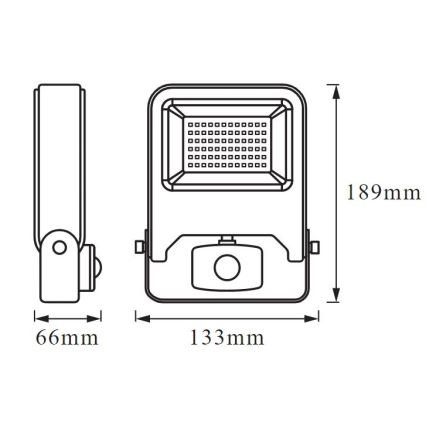 Ledvance - LED Flood light with a sensor ENDURA LED/20W/230V IP44