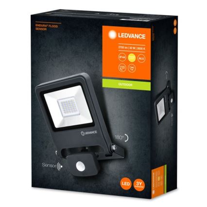 Ledvance - LED Flood light with a sensor ENDURA LED/30W/230V IP44