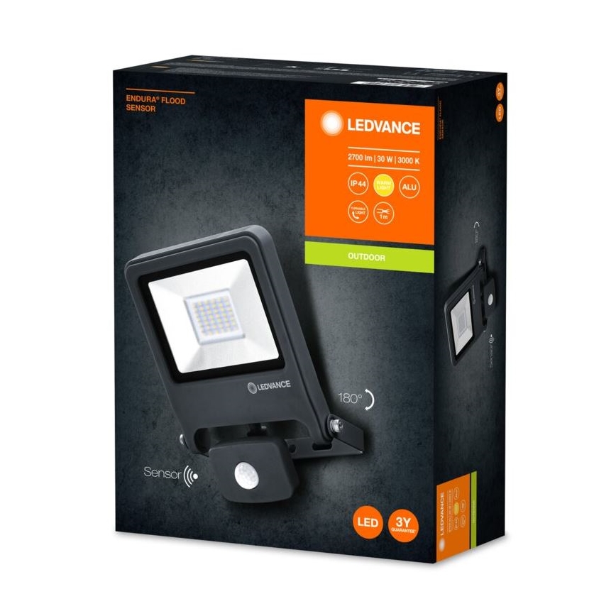 Ledvance - LED Flood light with a sensor ENDURA LED/30W/230V IP44