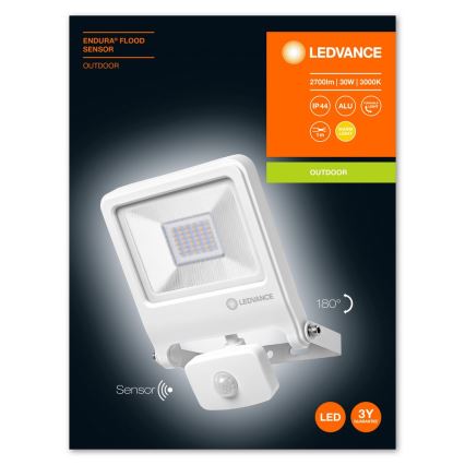 Ledvance - LED Flood light with a sensor ENDURA LED/30W/230V IP44