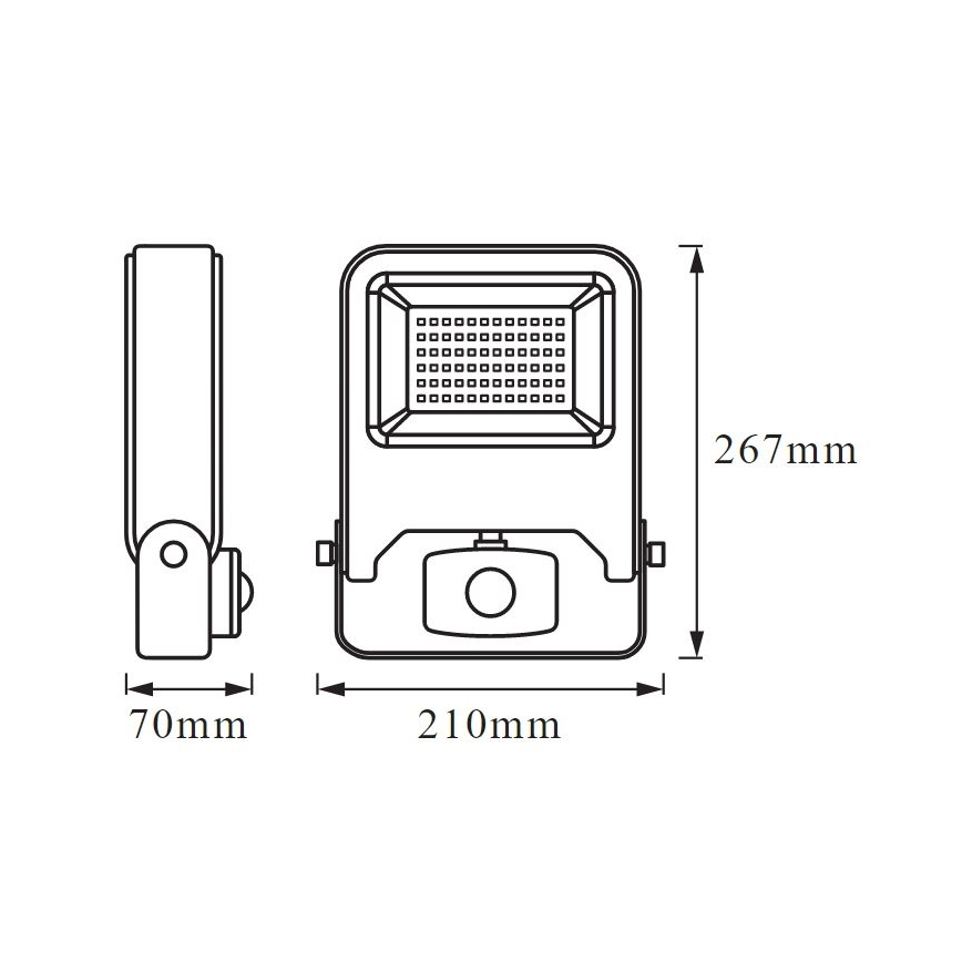 Ledvance - LED Flood light with a sensor ENDURA LED/50W/230V IP44