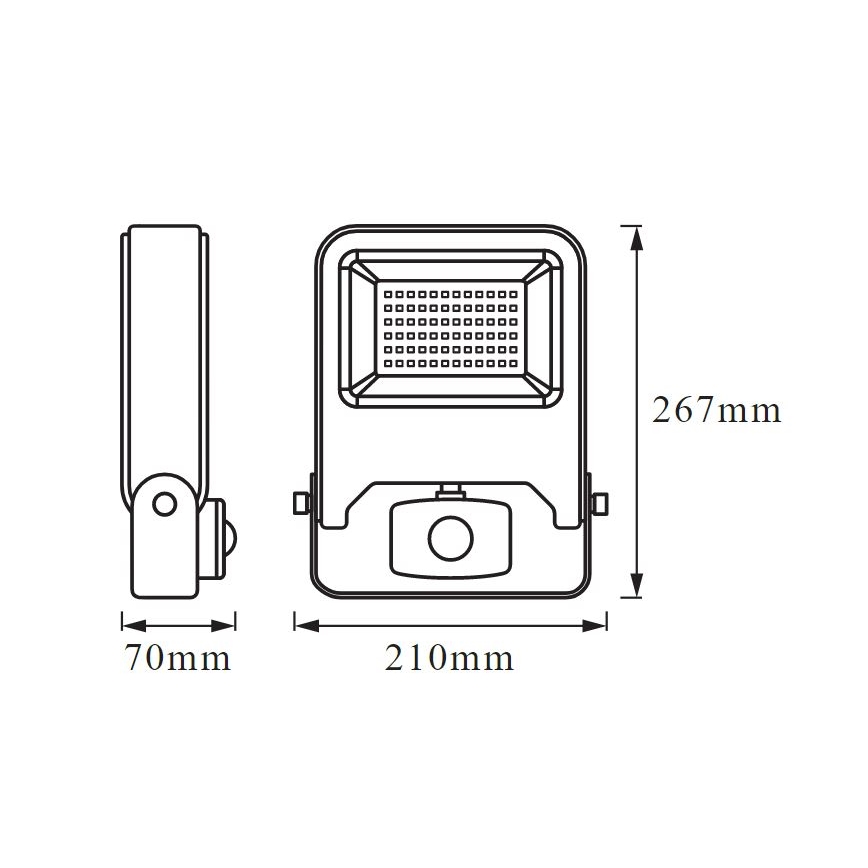 Ledvance - LED Flood light with a sensor ENDURA LED/50W/230V IP44